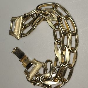 Vintage golden link bracelet